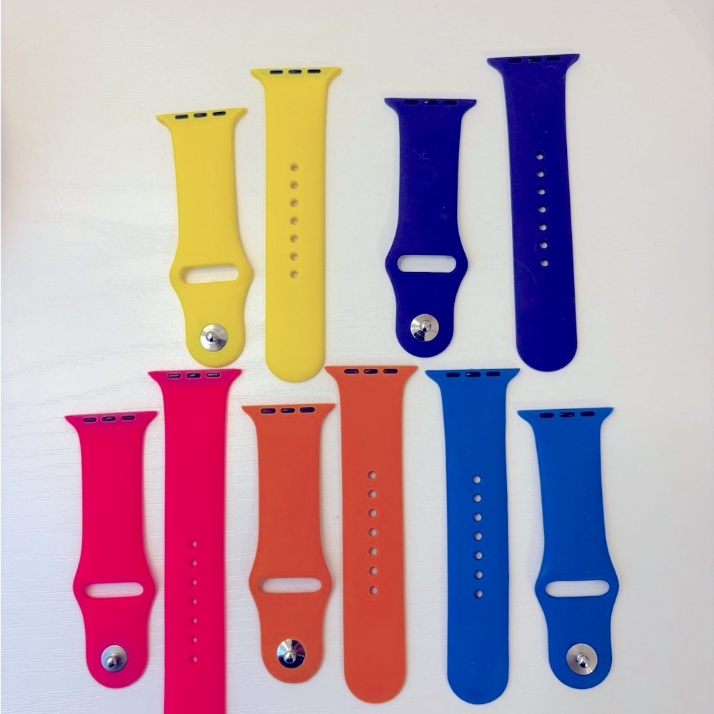 Silicone Watch Bands for Apple Watch colorful bundle